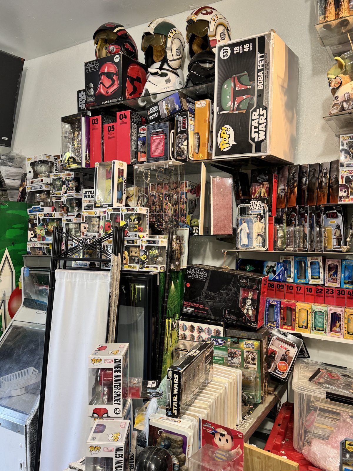 Funko Pop figures at Dadd's